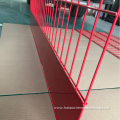 High security steel edge protection temporary barrier system